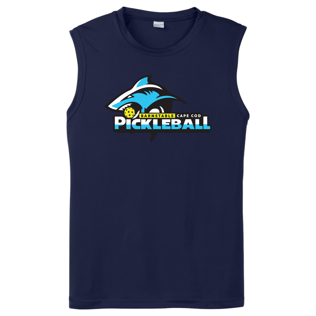 Barnstable Mens Performance Sleeveless T Large Logo