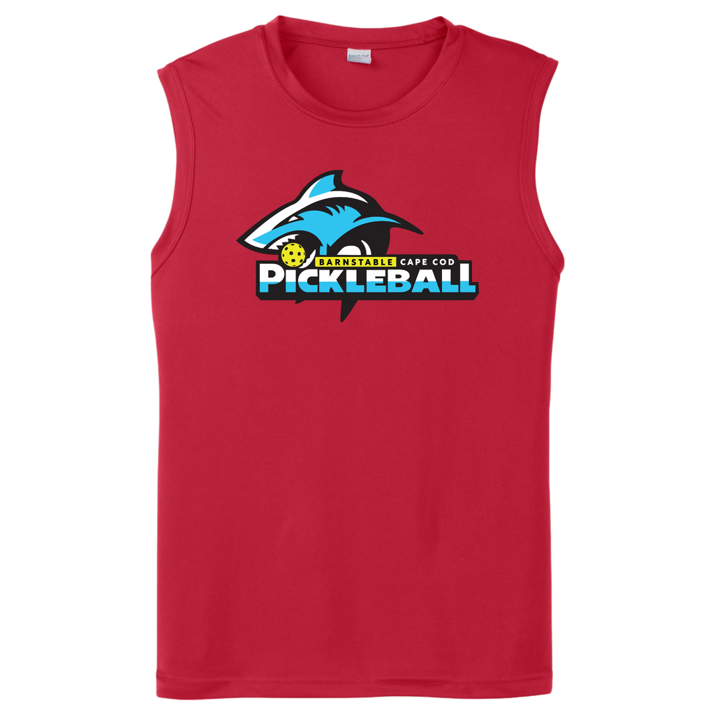 Barnstable Mens Performance Sleeveless T Large Logo
