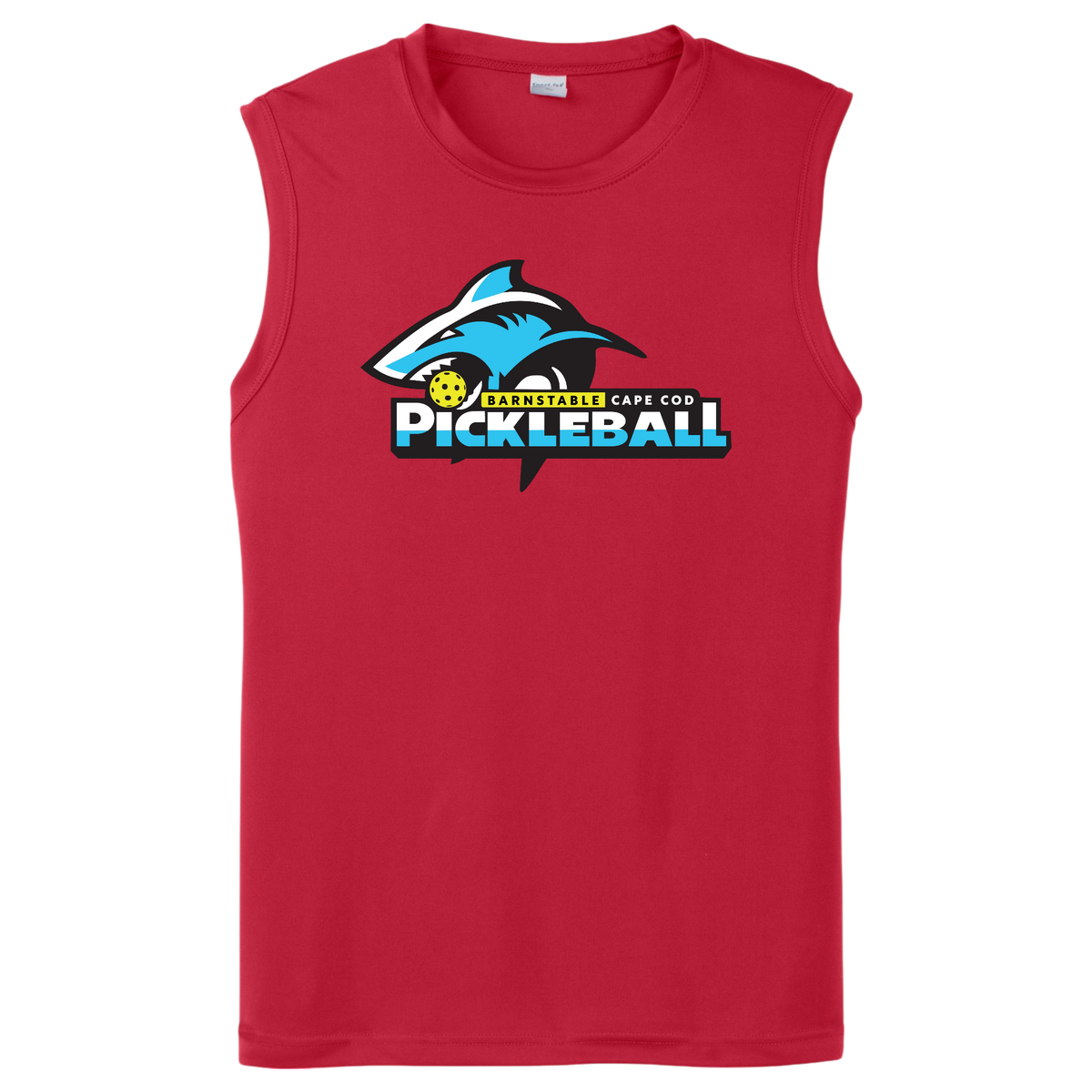Barnstable Mens Performance Sleeveless T Large Logo