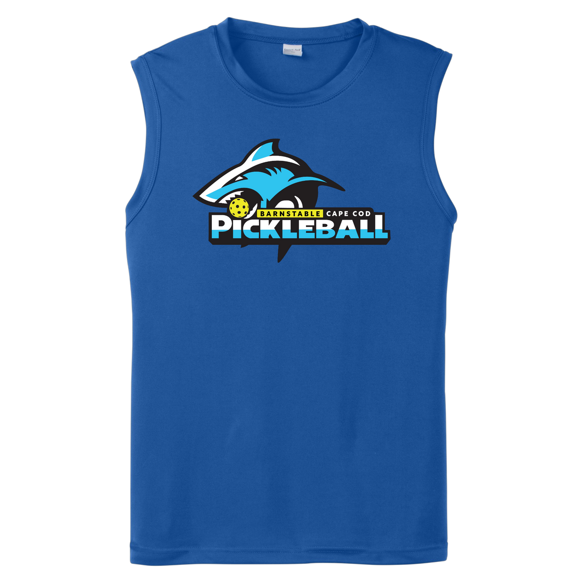 Barnstable Mens Performance Sleeveless T Large Logo