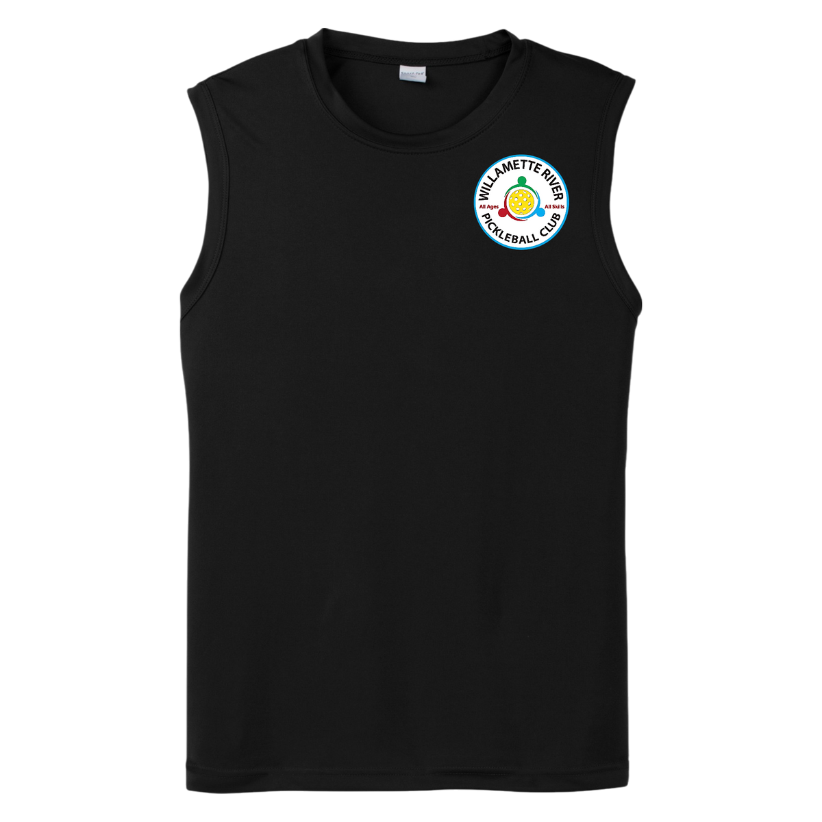 Willamette Mens Performance Sleeveless Tee Small Logo