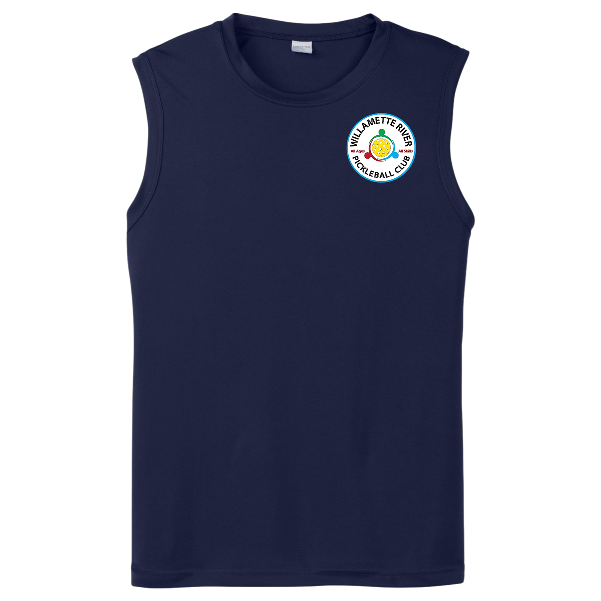 Willamette Mens Performance Sleeveless Tee Small Logo