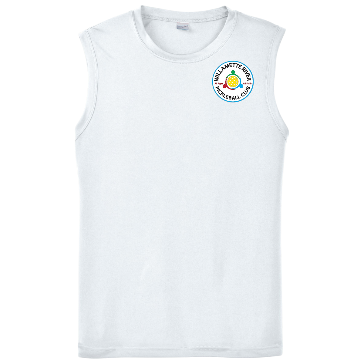 Willamette Mens Performance Sleeveless Tee Small Logo