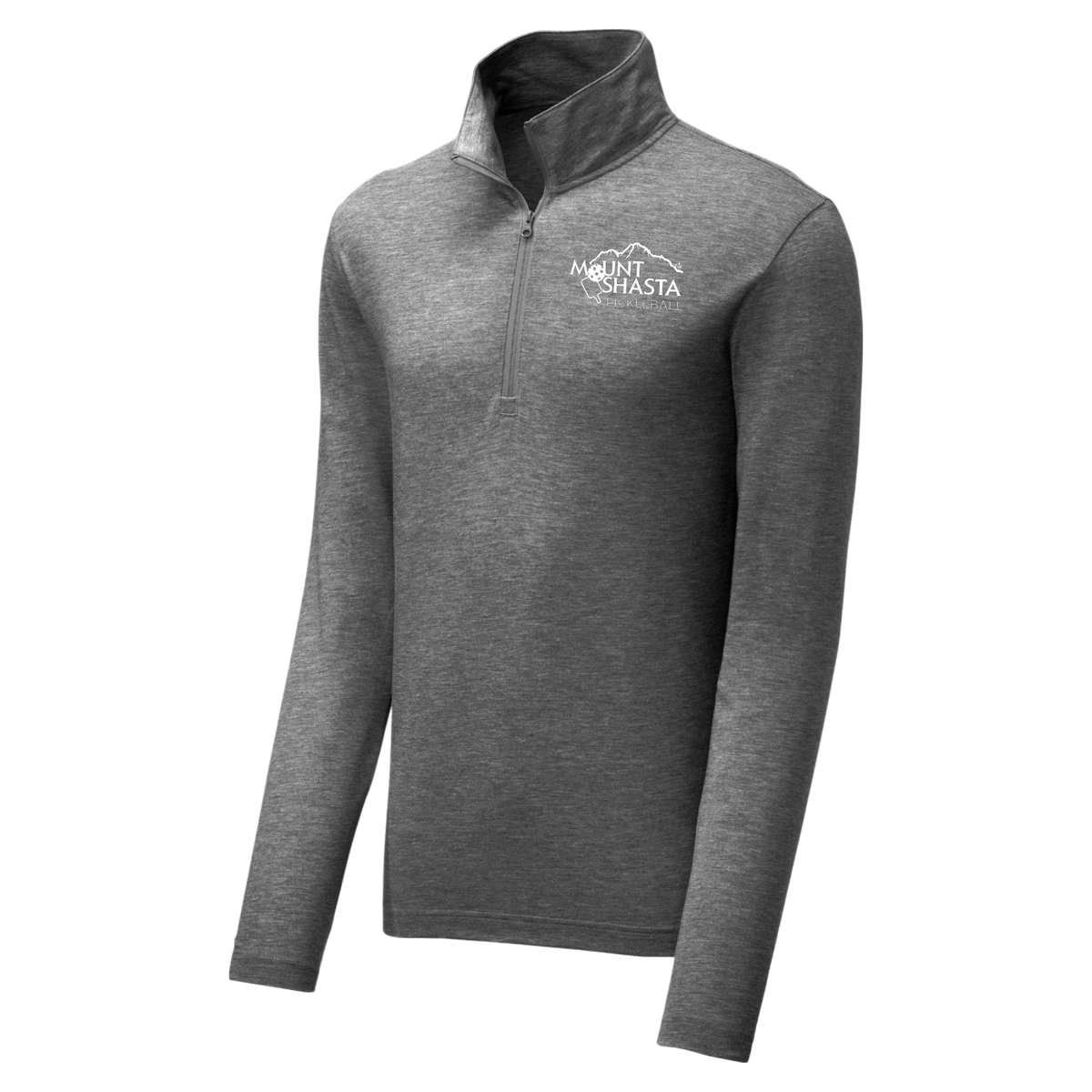 Shasta Mens Quarter Zip Main Logo