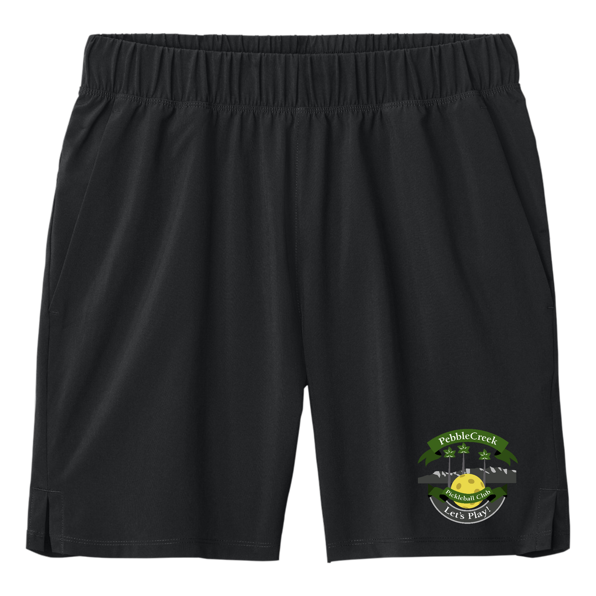 PebbleCreek Mens Shorts Main Logo