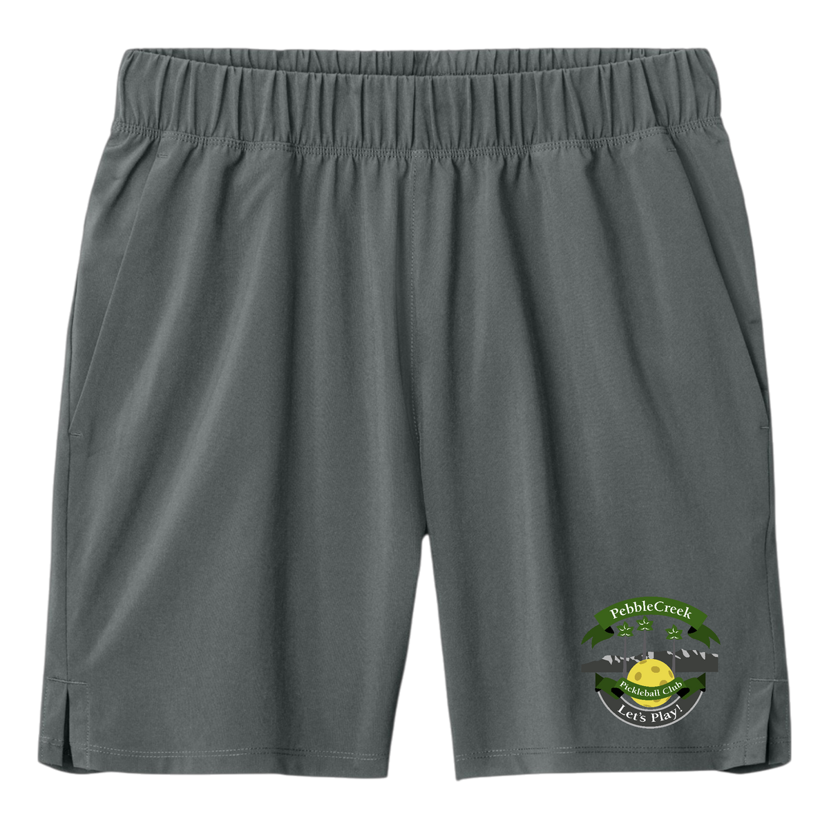 PebbleCreek Mens Shorts Main Logo