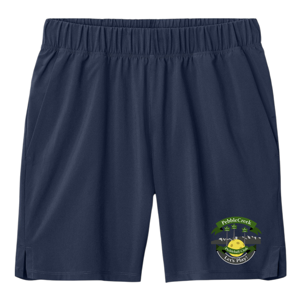 PebbleCreek Mens Shorts Main Logo