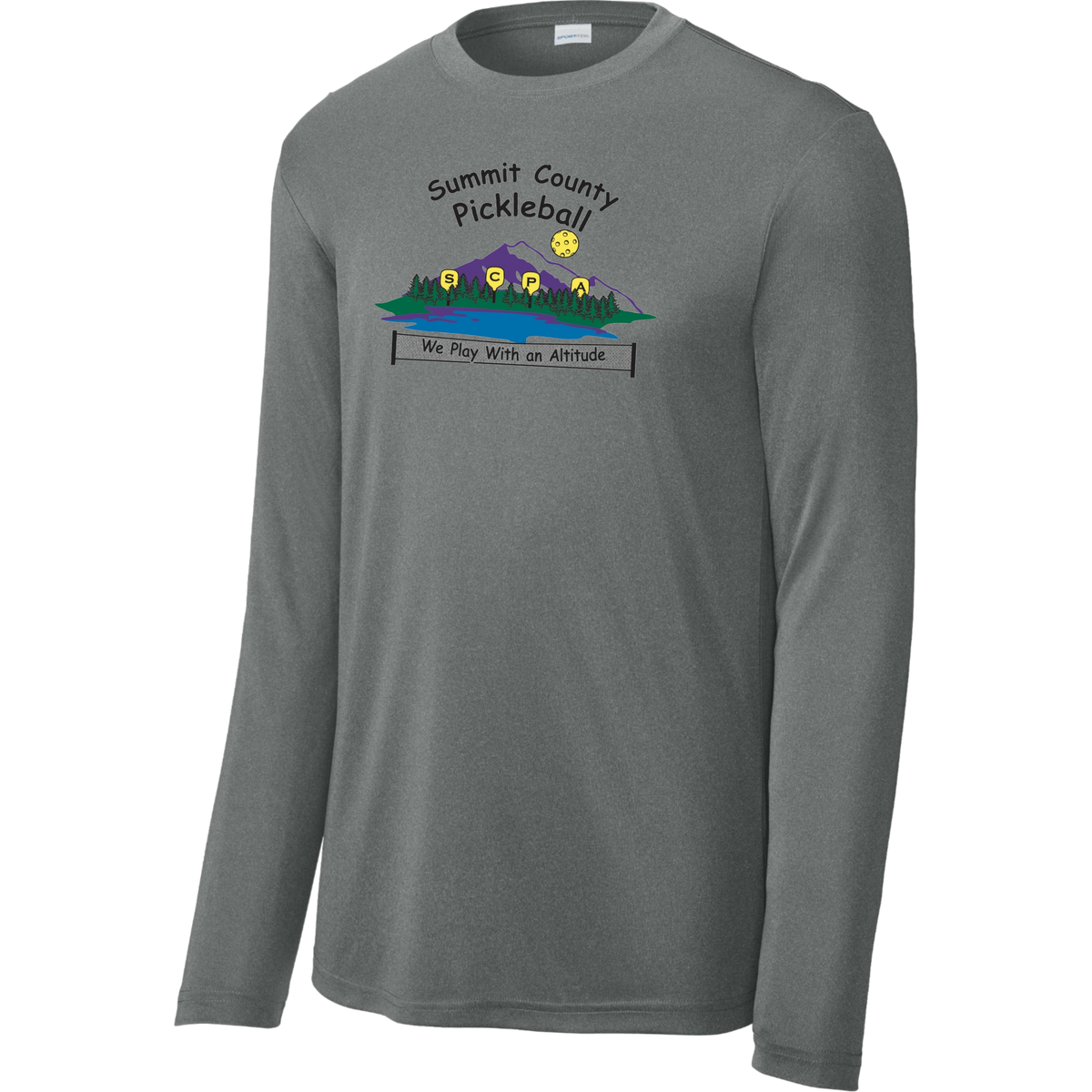 Summit Mens Performance Long Sleeve Shirt Large Logo