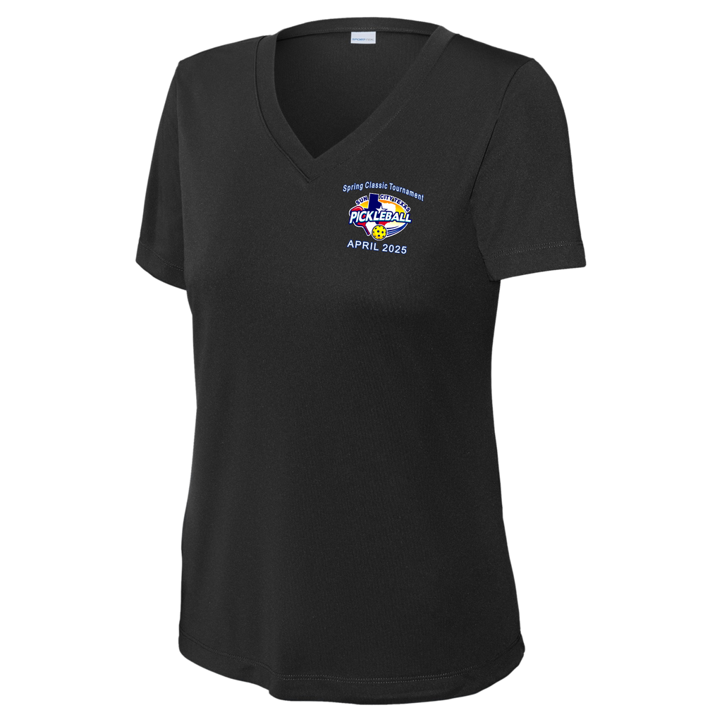 Sun City Womens April Tournament V Neck Performance