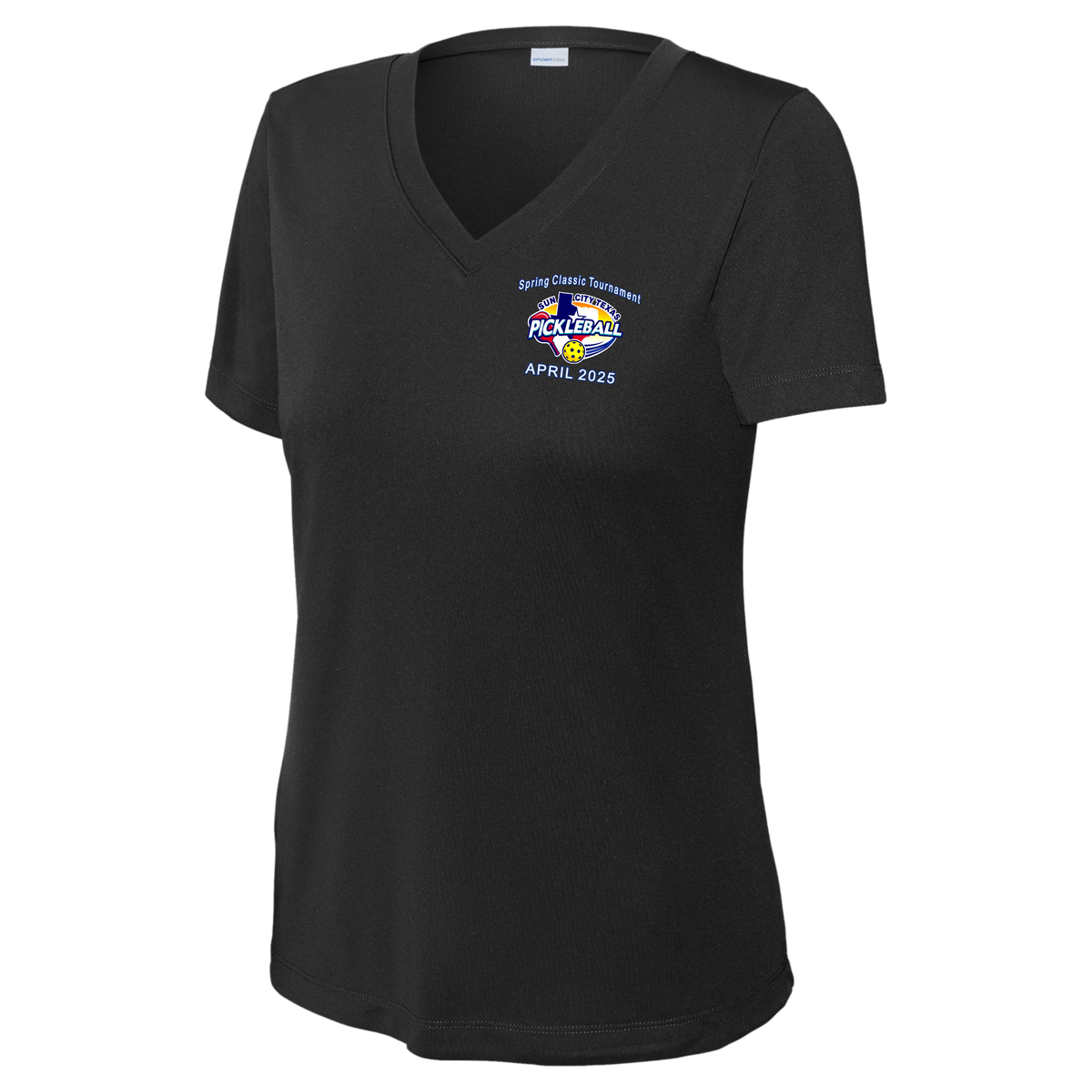 Sun City Womens April Tournament V Neck Performance