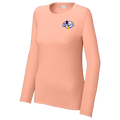 Sun City Womens Performance Long Sleeve Crew Neck Shirt Small Logo