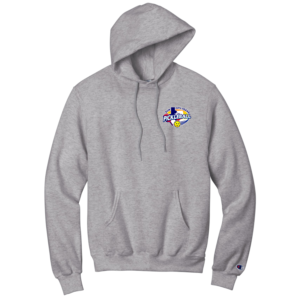 Sun City Unisex Champion Hoodie Small Logo
