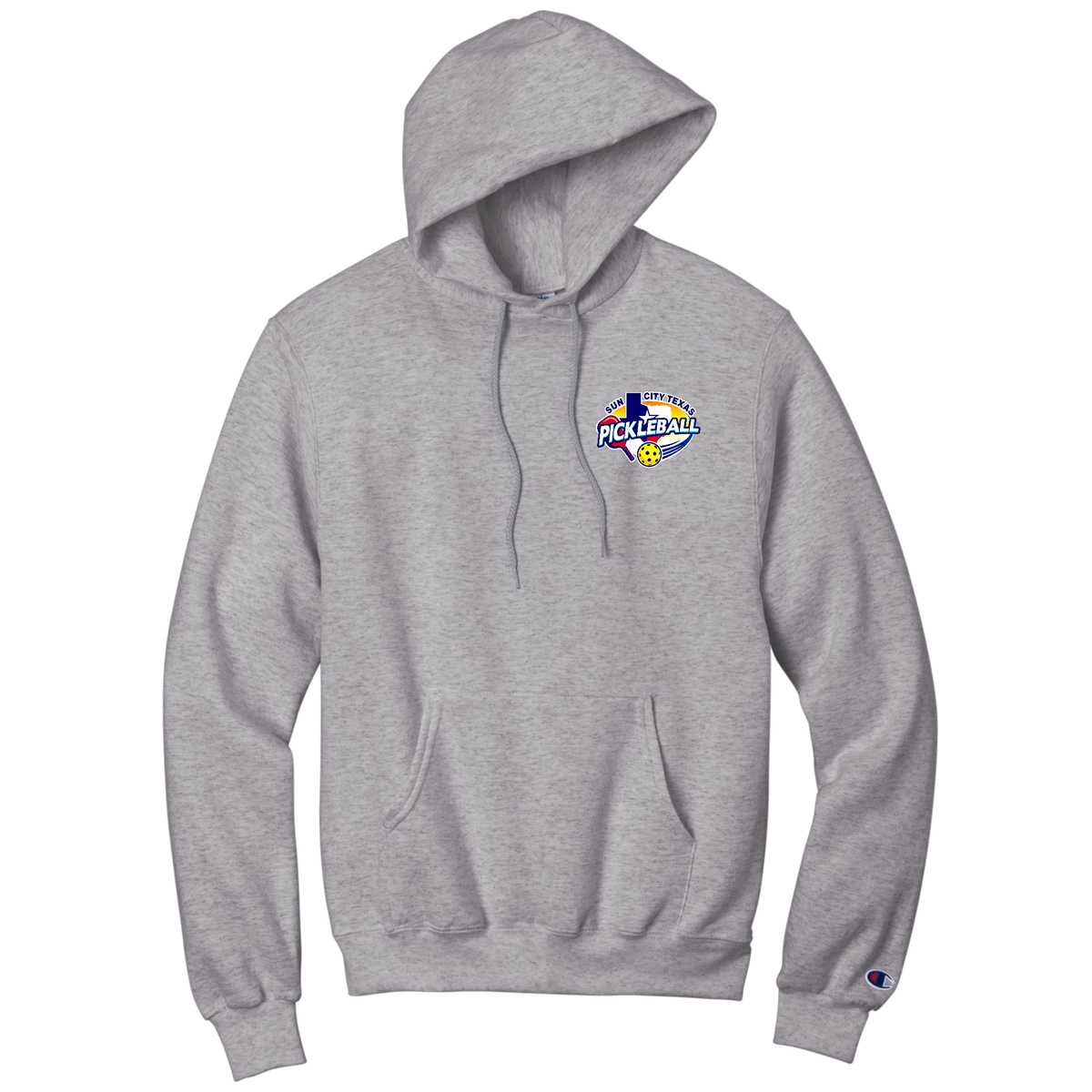 Sun City Unisex Champion Hoodie Small Logo