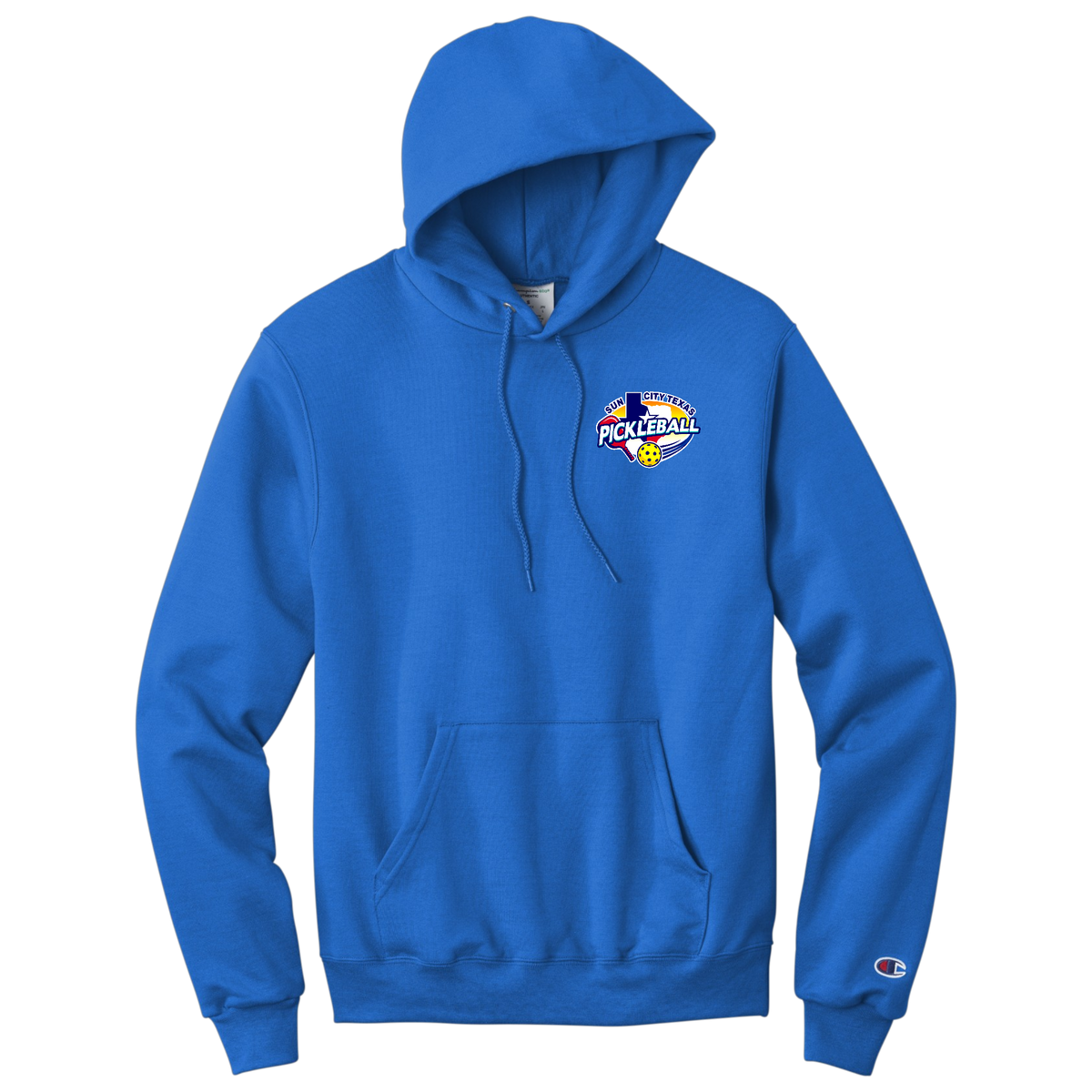 Sun City Unisex Champion Hoodie Small Logo