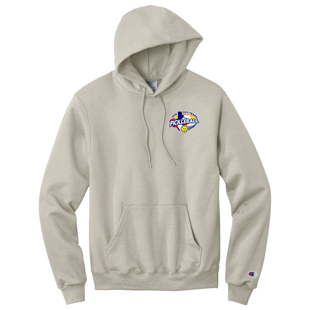 Sun City Unisex Champion Hoodie Small Logo