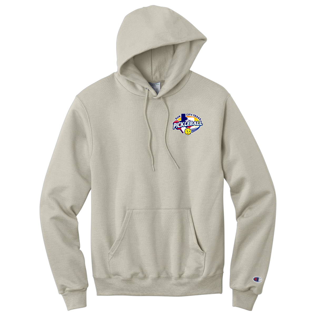 Sun City Unisex Champion Hoodie Small Logo