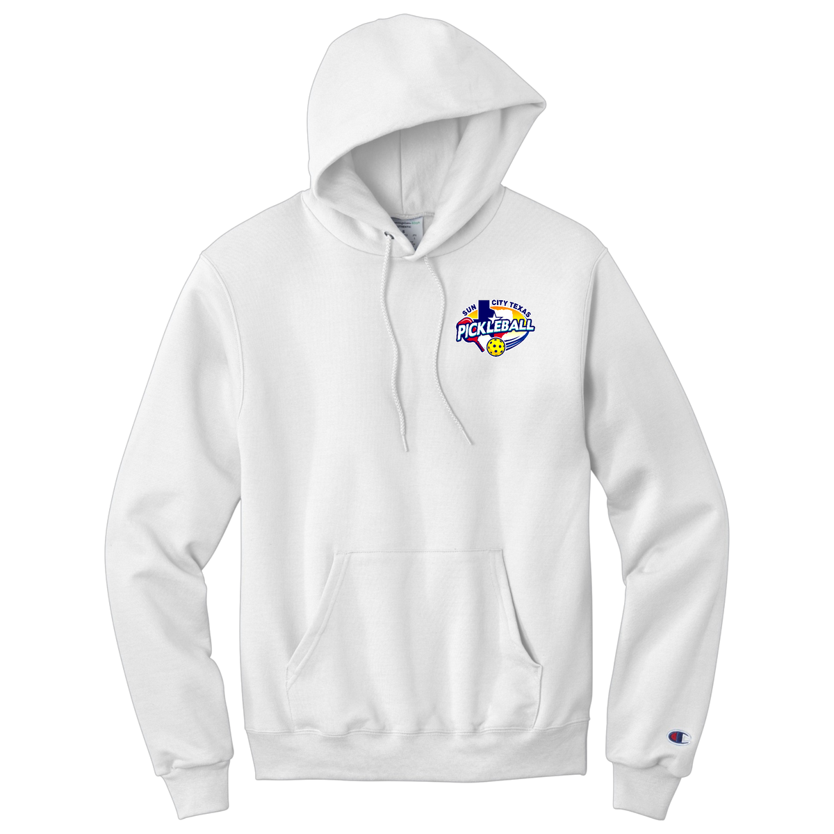 Sun City Unisex Champion Hoodie Small Logo