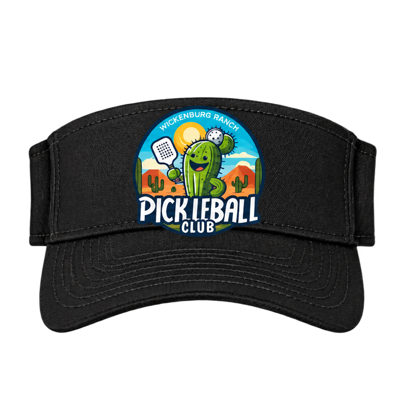 Wickenburg Unisex Perforated Performance Visor Main Logo