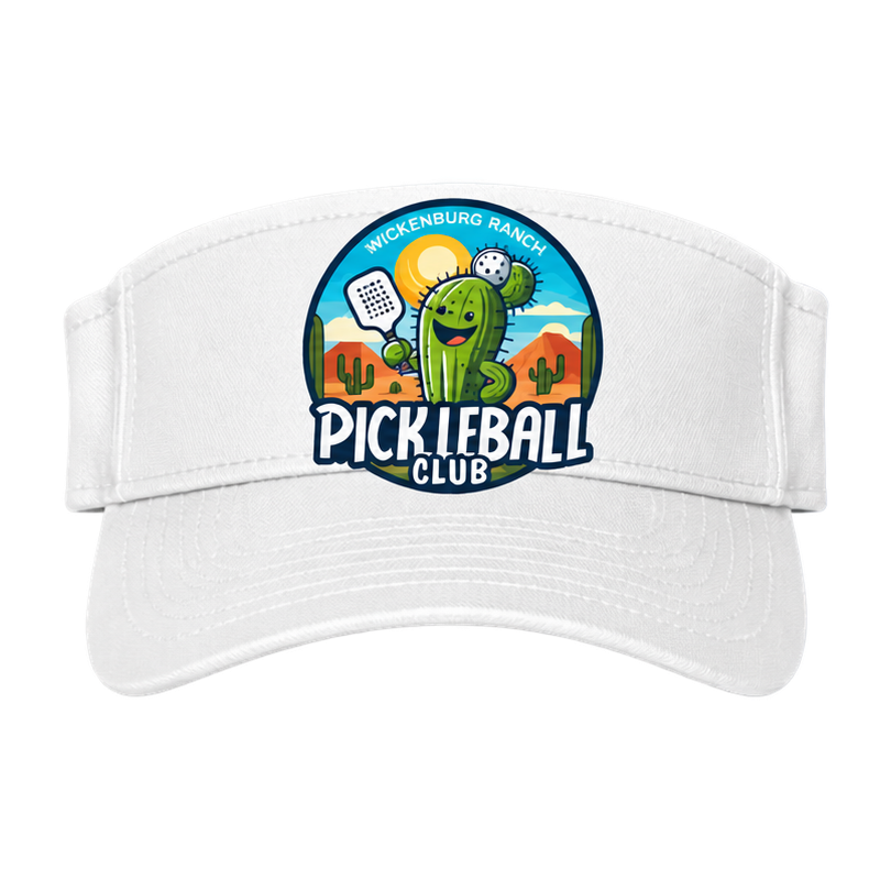 Wickenburg Unisex Perforated Performance Visor Main Logo